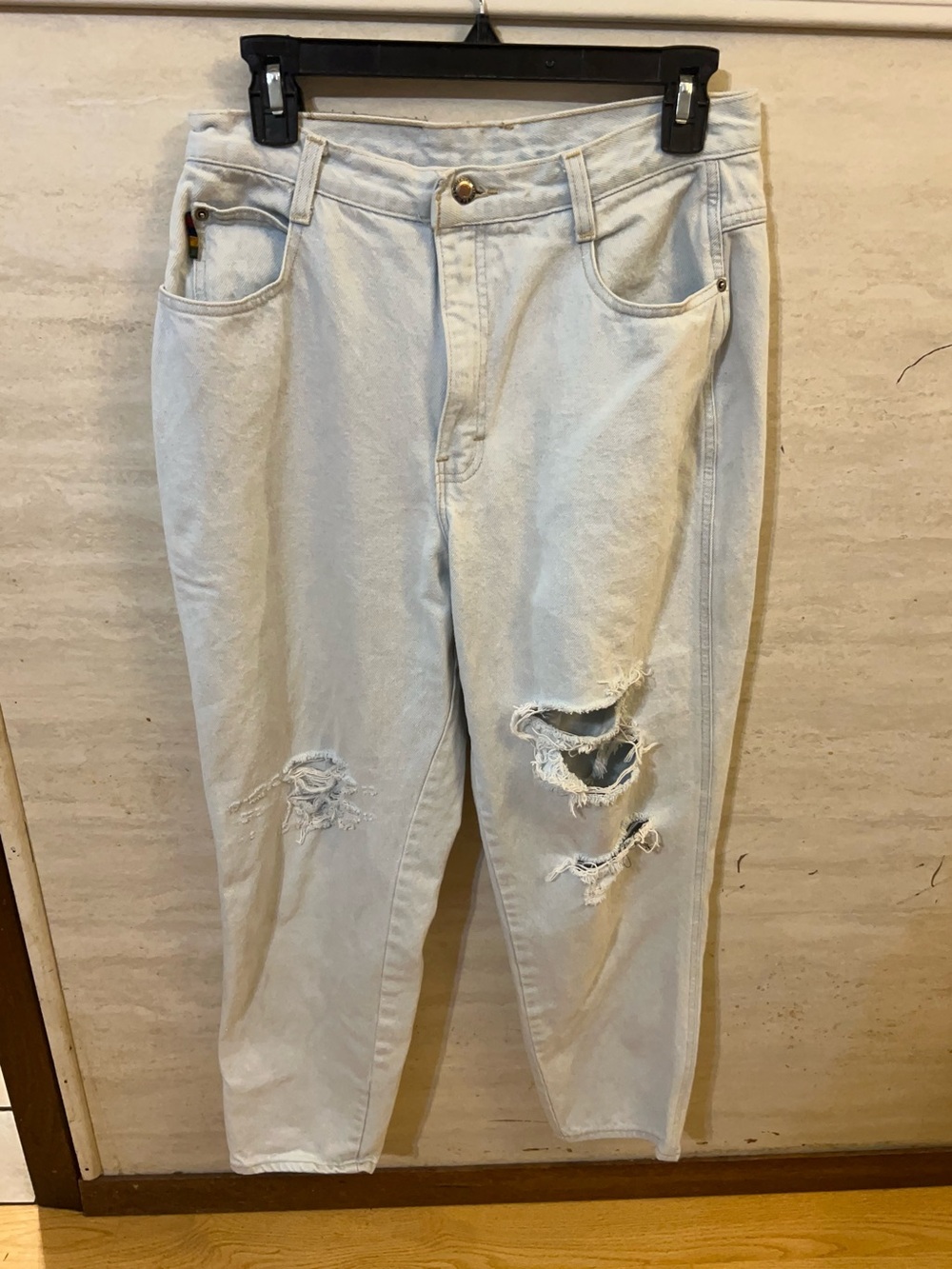 Vintage 90s Gitano High Waisted Distressed Mom Jeans